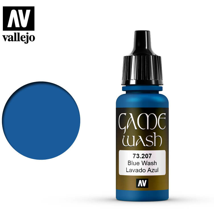 Vallejo Game Color Blue Wash 73207 for painting miniatures