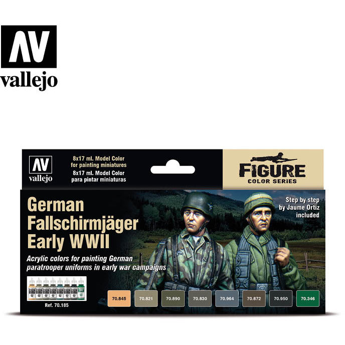 Vallejo Figure - German Fallschirmj??ger Early WWII