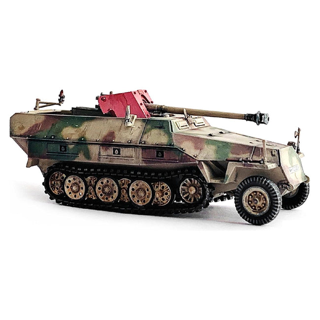 German Sd.Kfz. 251/22 Ausf.D Half - Tracked Armored Vehicle with 7.5cm PaK 40 Anti - Tank Gun "Unidentified Unit" (1945) "NEO Dragon Armor" Series 1/72 Plastic Model by Dragon Models - Dragon Models - ModelCars.com