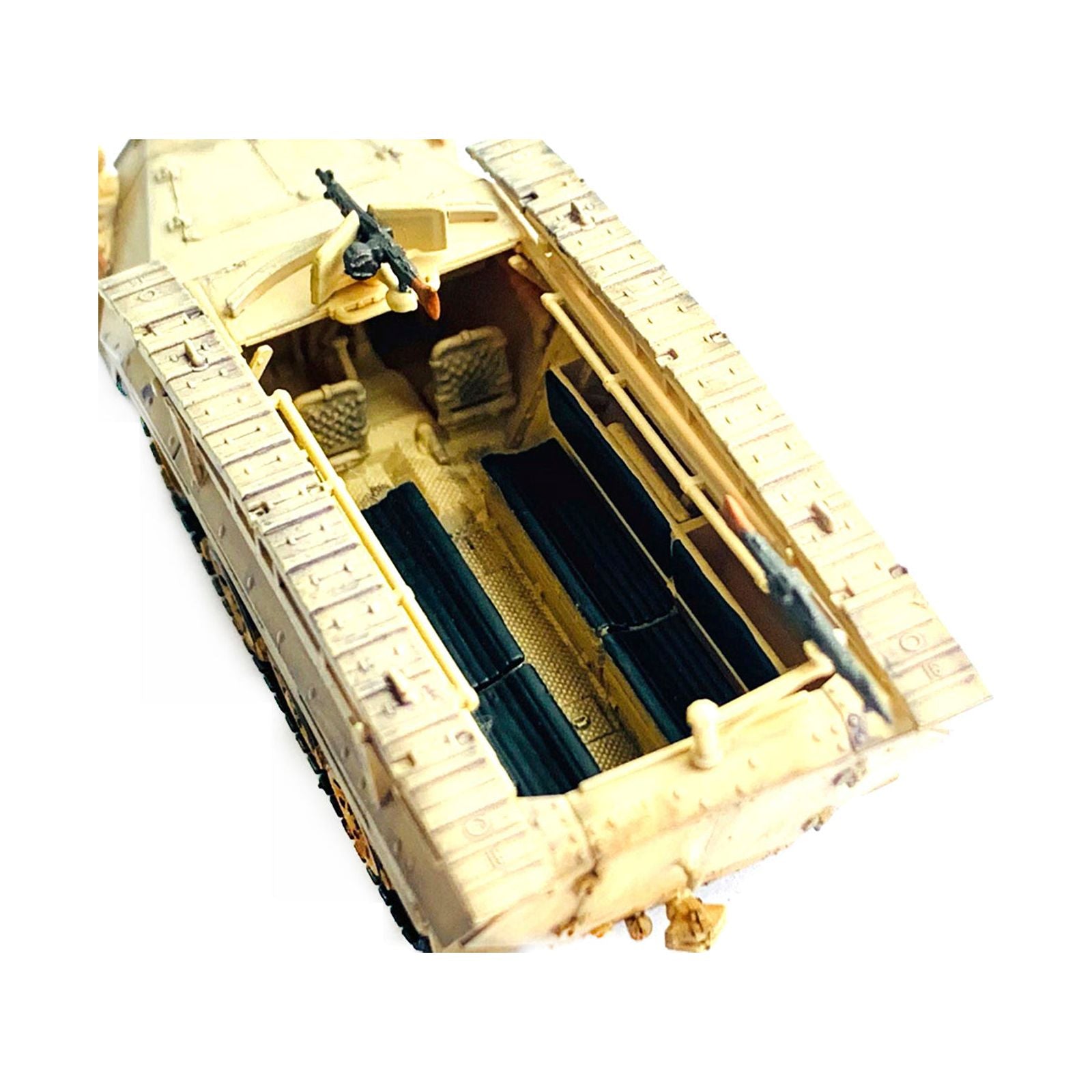 German Sd.Kfz. 251/7 Ausf.D Pionierpanzerwagen Armored Vehicle Beige with Bridging Equipment "NEO Dragon Armor" Series 1/72 Plastic Model by Dragon Models - Dragon Models - ModelCars.com