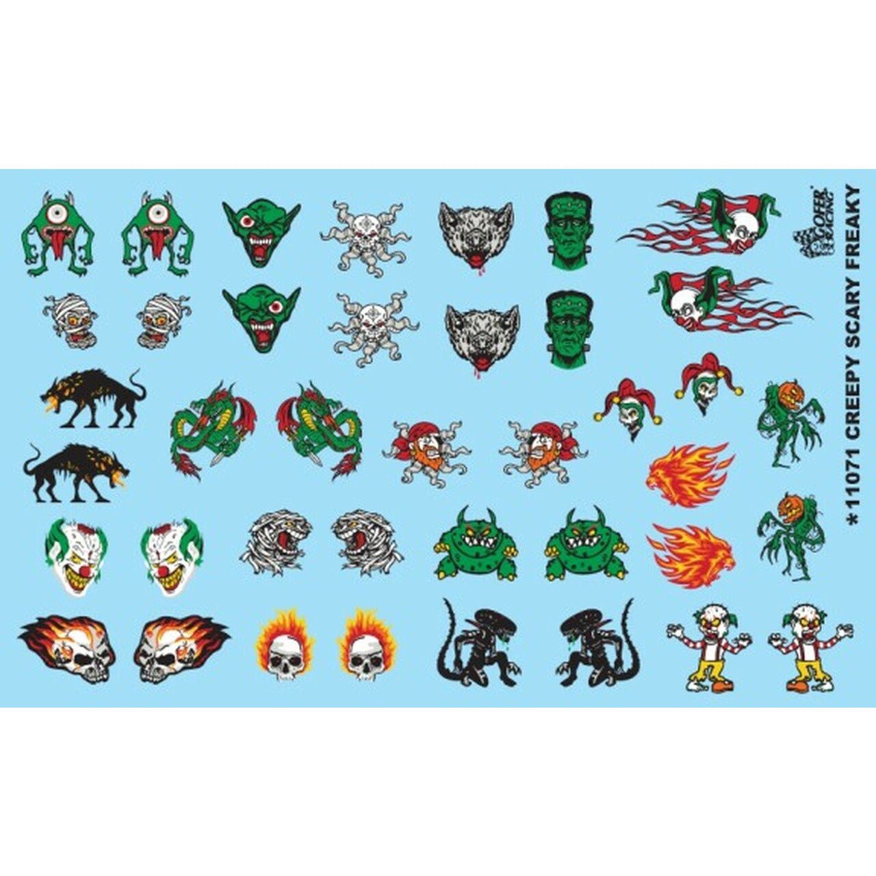 Gofer Racing 1/24 - 1/25 Creepy Scary Heads and Figures - Gofer Racing - ModelCars.com