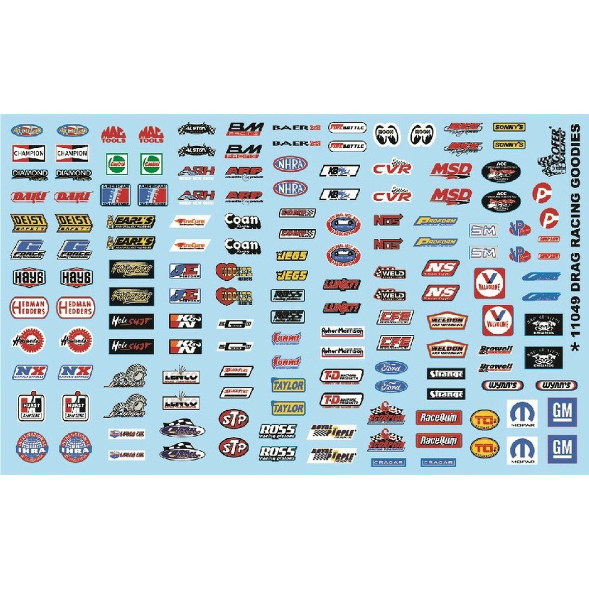Gofer Racing 1/24 - 1/25 Goodies Sponsor Decal - Gofer Racing - ModelCars.com
