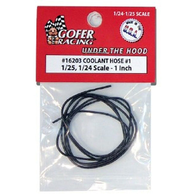 Gofer Racing 1/24 - 1/25 Scale Coolant Hose 1" - Gofer Racing - ModelCars.com