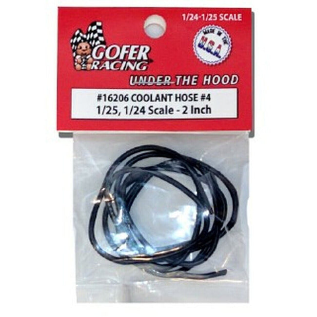 Gofer Racing 1/24 - 1/25 Scale Coolant Hose 2" - Gofer Racing - ModelCars.com