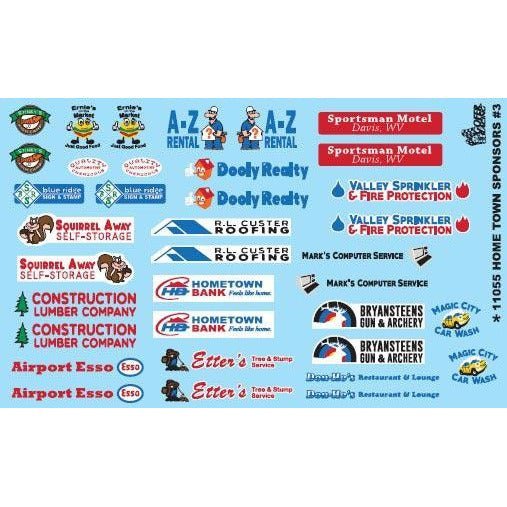 Gofer Racing 1/24-1/25 Scale Home Town Sponsors-Gofer Racing-ModelCars.com