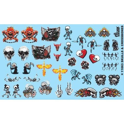 Gofer Racing 1/24 - 1/25 Scale Skulls & Crossbones - Gofer Racing - ModelCars.com