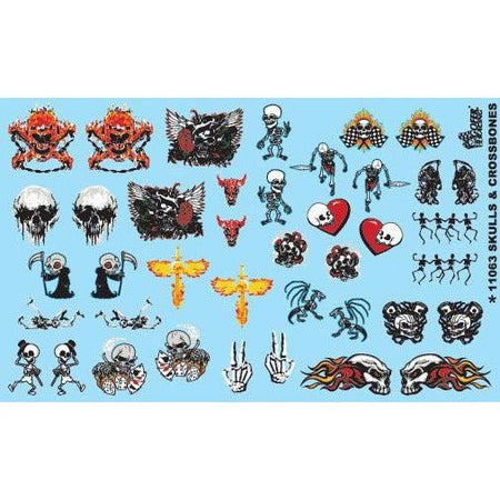 Gofer Racing 1/24 - 1/25 Scale Skulls & Crossbones - Gofer Racing - ModelCars.com