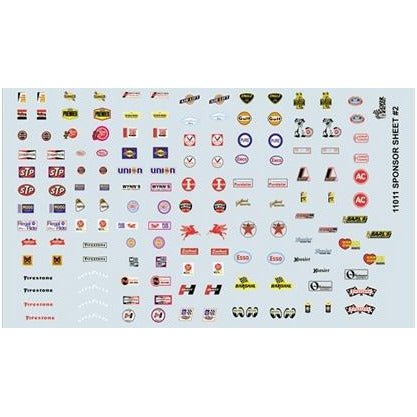 Gofer Racing 1/24 - 1/25 Sponsor Sheet 2 Decal - Gofer Racing - ModelCars.com