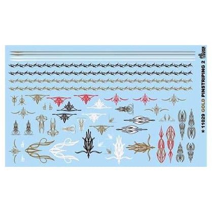 Gofer Racing 1/25 Scale Gold Pinstripes Decal Sheet - Gofer Racing - ModelCars.com