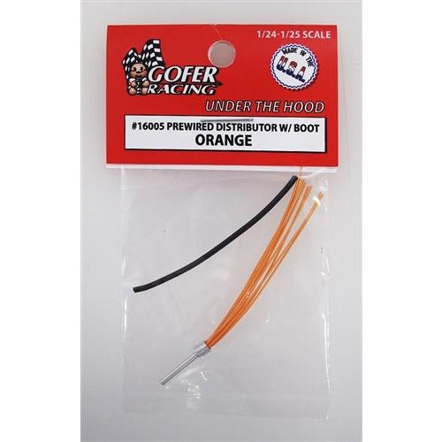 Gofer Racing Wired Distributor with Boot Orange - Gofer Racing - ModelCars.com