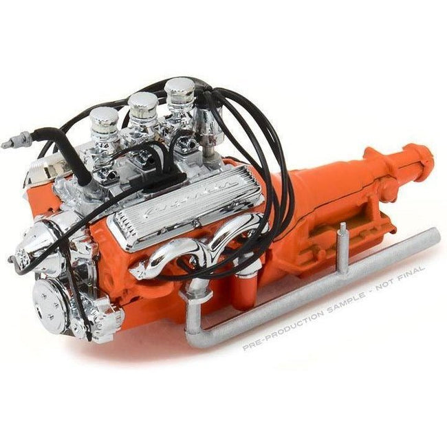 GreenLight 1/18 Custom 327 Small Block Engine with Transmission-Greenlight-ModelCars.com
