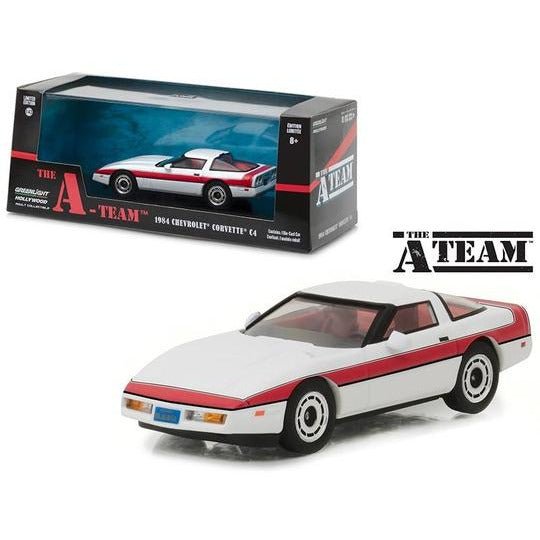 GreenLight 1/43 1984 Chevrolet Corvette C4 "The A Team" - Heartland - ModelCars.com