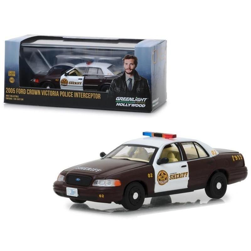 GreenLight 1/43 2005 Ford Crown Victoria Police Interceptor "Storybrooke" (Sheriff Graham's) from "Once Upon a Time-Greenlight-ModelCars.com