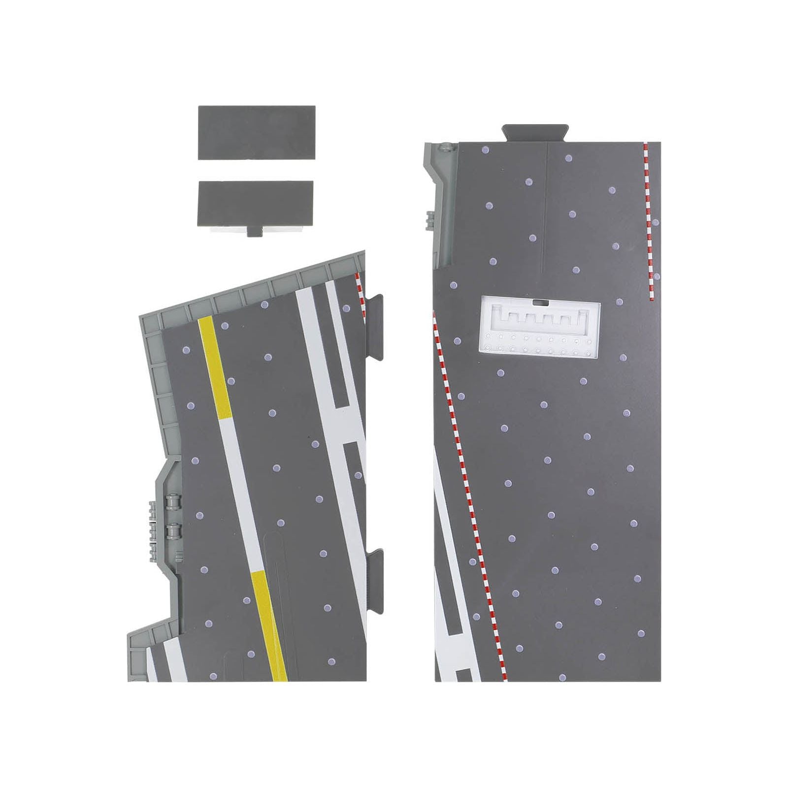 Grumman F - 14 Tomcat Fighter Aircraft "VF - 32 The Swordsmen" and Section D of USS Enterprise (CVN - 65) Aircraft Carrier Display Deck "Legendary F - 14 Tomcat" Series 1/200 Diecast Model by Forces of Valor - Forces Of Valor - ModelCars.com