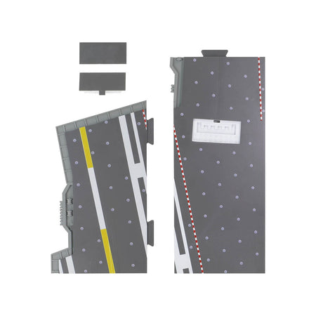 Grumman F - 14 Tomcat Fighter Aircraft "VF - 32 The Swordsmen" and Section D of USS Enterprise (CVN - 65) Aircraft Carrier Display Deck "Legendary F - 14 Tomcat" Series 1/200 Diecast Model by Forces of Valor - Forces Of Valor - ModelCars.com