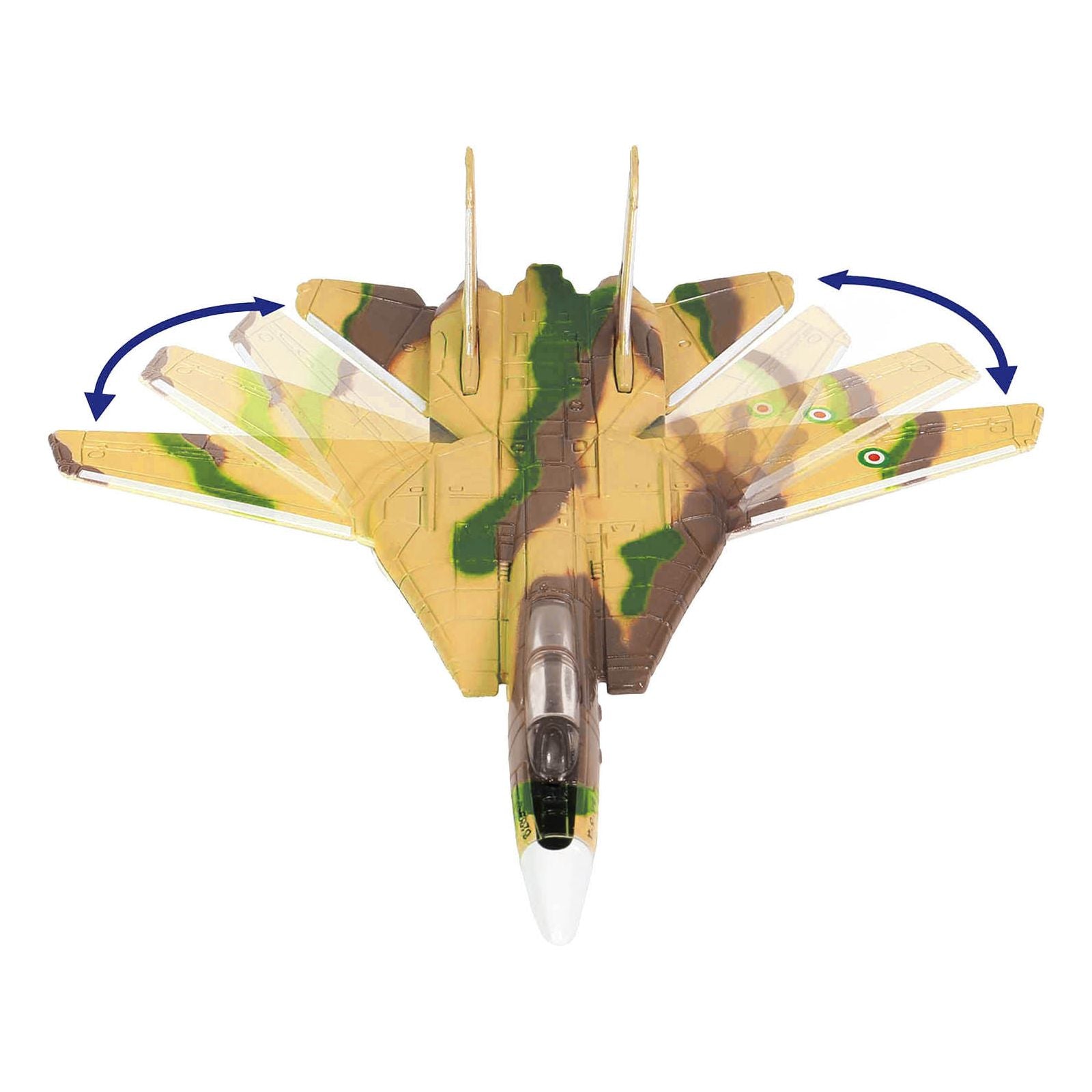 Grumman F - 14A Persian Cat Fighter Aircraft "IRIAF" and Section H of USS Enterprise (CVN - 65) Aircraft Carrier Display Deck "Legendary F - 14 Tomcat" Series 1/200 Diecast Model by Forces of Valor - Forces Of Valor - ModelCars.com