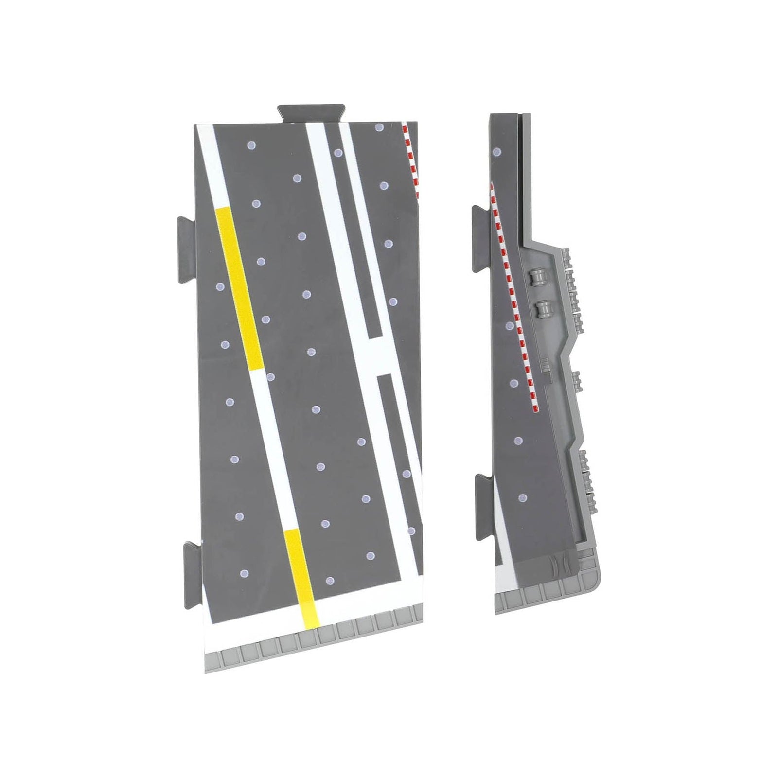 Grumman F - 14B Tomcat Fighter Aircraft "VF - 142 Ghostriders" and Section K of USS Enterprise (CVN - 65) Aircraft Carrier Display Deck "Legendary F - 14 Tomcat" Series 1/200 Diecast Model by Forces of Valor - Forces Of Valor - ModelCars.com