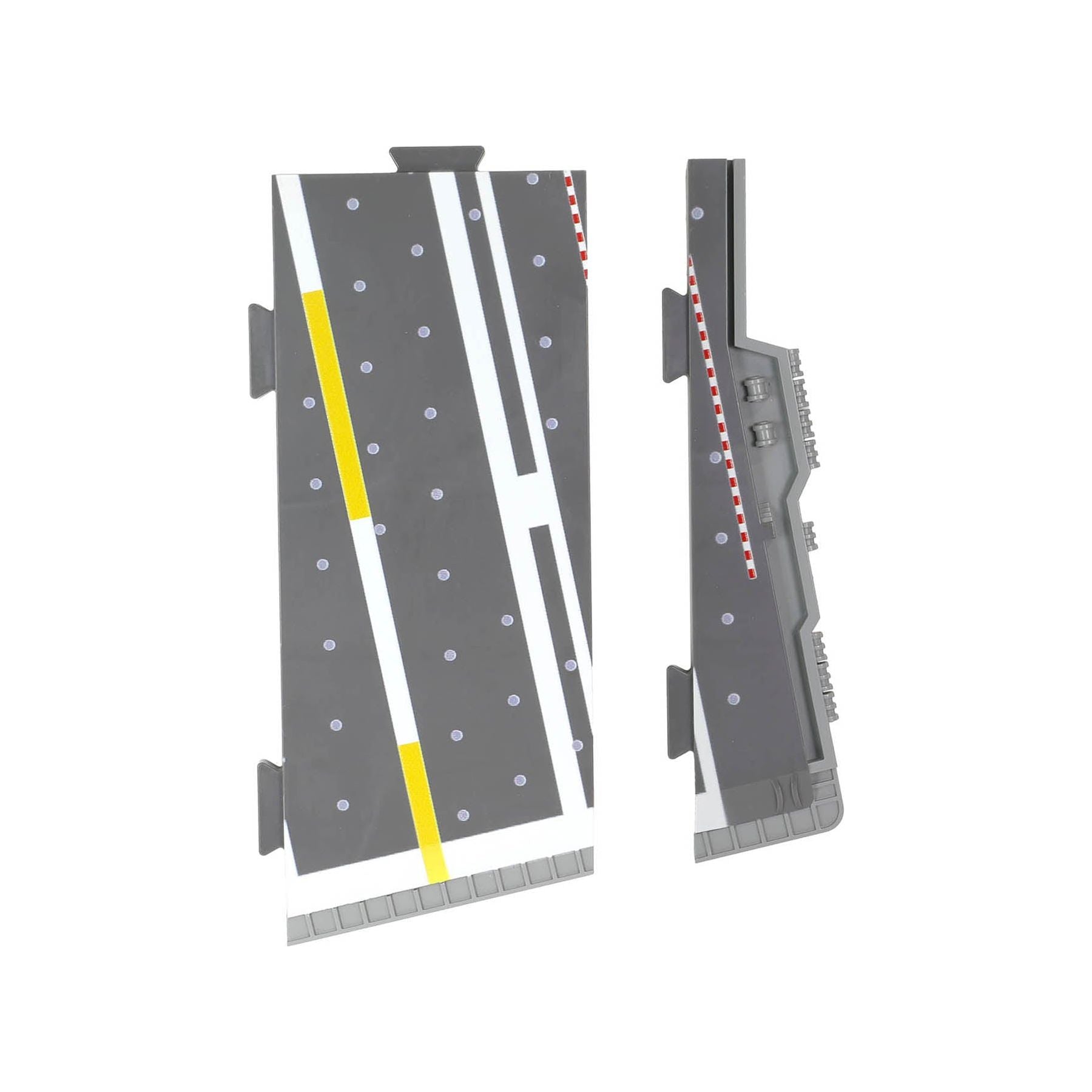 Grumman F - 14B Tomcat Fighter Aircraft "VF - 142 Ghostriders" and Section K of USS Enterprise (CVN - 65) Aircraft Carrier Display Deck "Legendary F - 14 Tomcat" Series 1/200 Diecast Model by Forces of Valor - Forces Of Valor - ModelCars.com