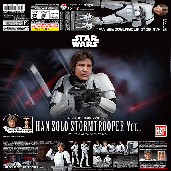 Han Solo Stormtrooper "Star Wars", Bandai Star Wars Character Line 1/12 - Bandai - ModelCars.com
