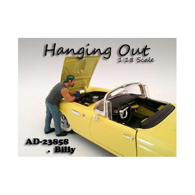 "Hanging Out" Billy Figure For 1:18 Scale Models by American Diorama - American Diorama - ModelCars.com