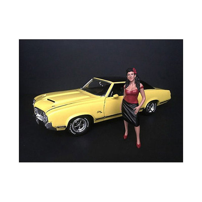"Hanging Out II" Rosa Figurine for 1/18 Scale Models by American Diorama - American Diorama - ModelCars.com