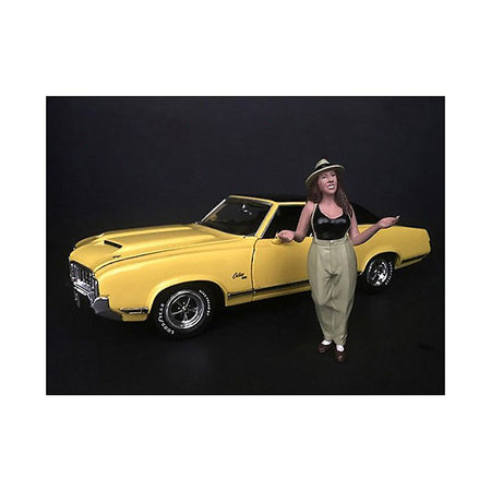 "Hanging Out II" Tanya Figurine for 1/18 Scale Models by American Diorama-American Diorama-ModelCars.com
