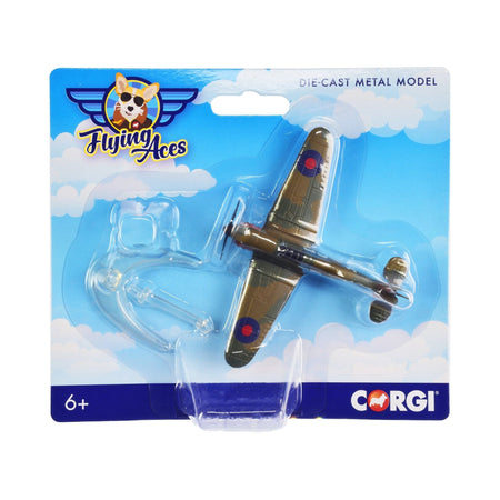 Hawker Hurricane Fighter Aircraft "RAF" "Flying Aces" Series Diecast Model by Corgi-Corgi-ModelCars.com