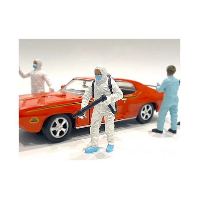 Hazmat Crew Figurine I for 1/24 Scale Models by American Diorama-American Diorama-ModelCars.com
