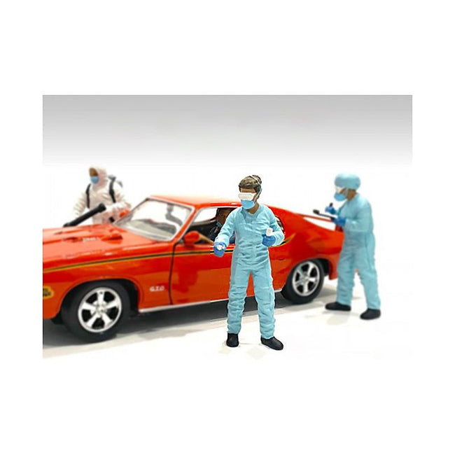 Hazmat Crew Figurine II for 1/18 Scale Models by American Diorama - American Diorama - ModelCars.com