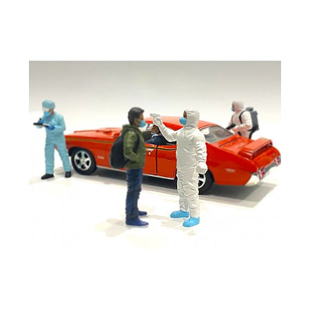 Hazmat Crew Figurine VI for 1/24 Scale Models by American Diorama - American Diorama - ModelCars.com