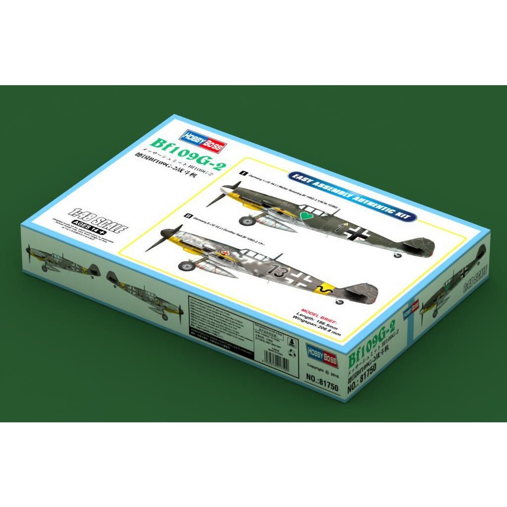Hobby Boss 1/35 Bf109G-2 81750-Hobby Boss-ModelCars.com