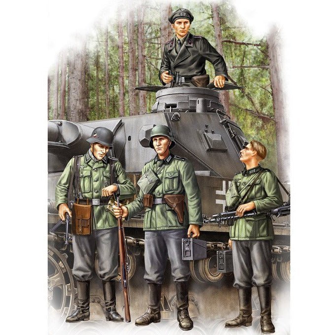 Hobby Boss 1/35 German Infantry Set Vol.1 (Early) 84413-Hobby Boss-ModelCars.com