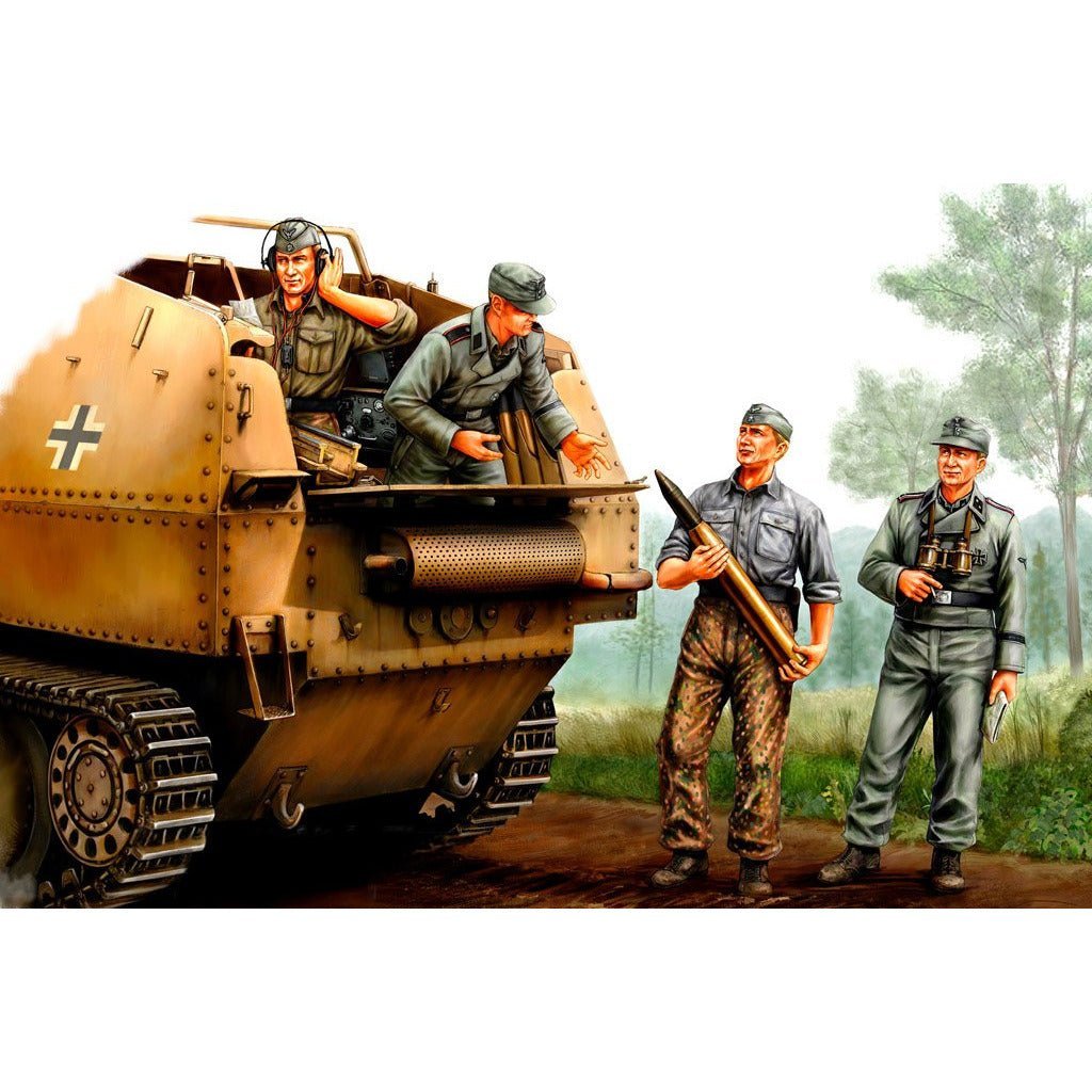 Hobby Boss 1/35 German SPG Crew 84402-Hobby Boss-ModelCars.com