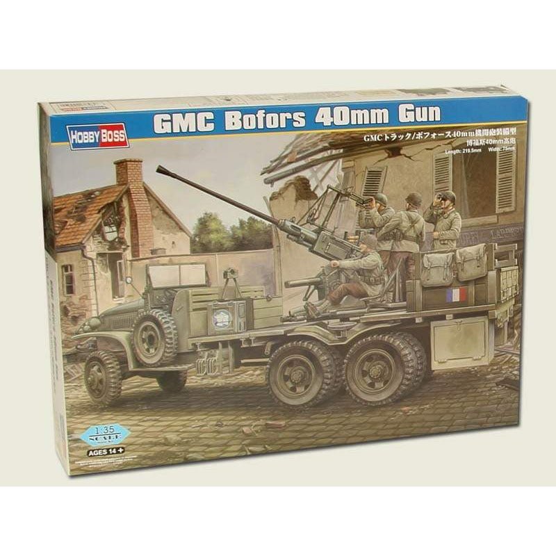 Hobby Boss 1/35 scale GMC Bofors 40mm Gun-Hobby Boss-ModelCars.com