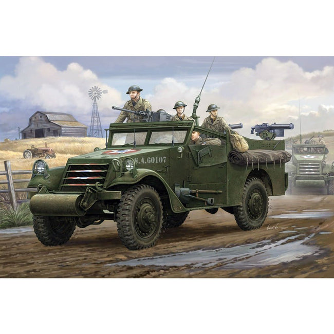 Hobby Boss 1/35 U.S. M3A1 "White Scout Car" Early Production 82451-Hobby Boss-ModelCars.com