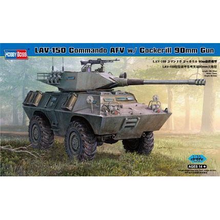 Hobby Boss 1/35 V-150 Commando w/20mm cannon 82420-Hobby Boss-ModelCars.com