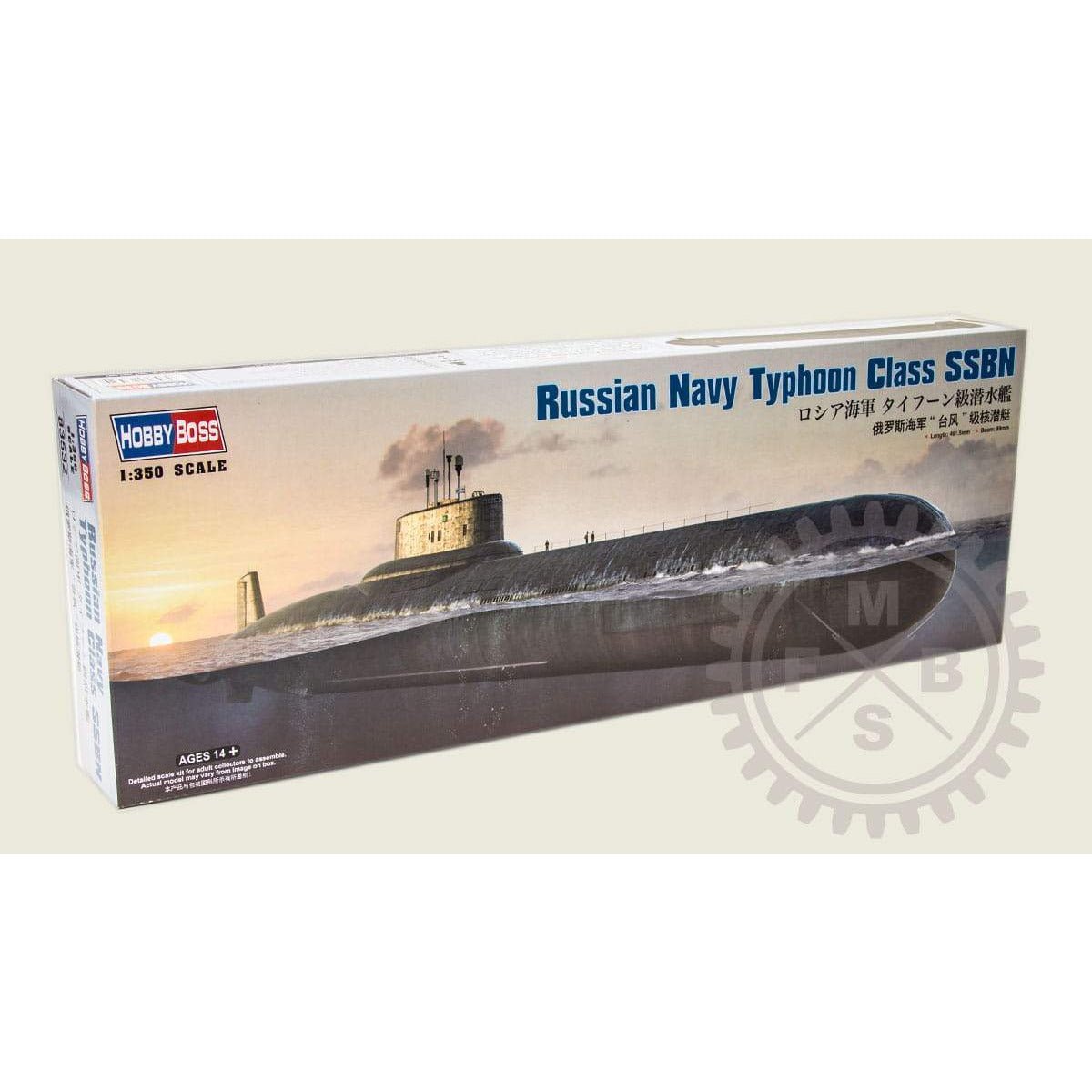 Hobby Boss 1/350 scale Russian Navy Typhoon Class SSBN - Heartland - ModelCars.com