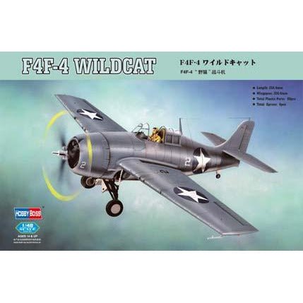 Hobby Boss 1/48 F4F-4 Wildcat Fighter 80328-Hobby Boss-ModelCars.com