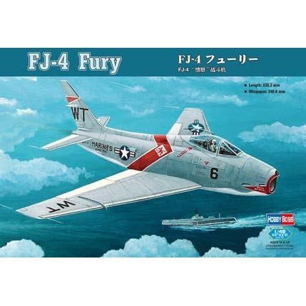 Hobby Boss 1/48 FJ-4 Fury Fighter 80312-Hobby Boss-ModelCars.com