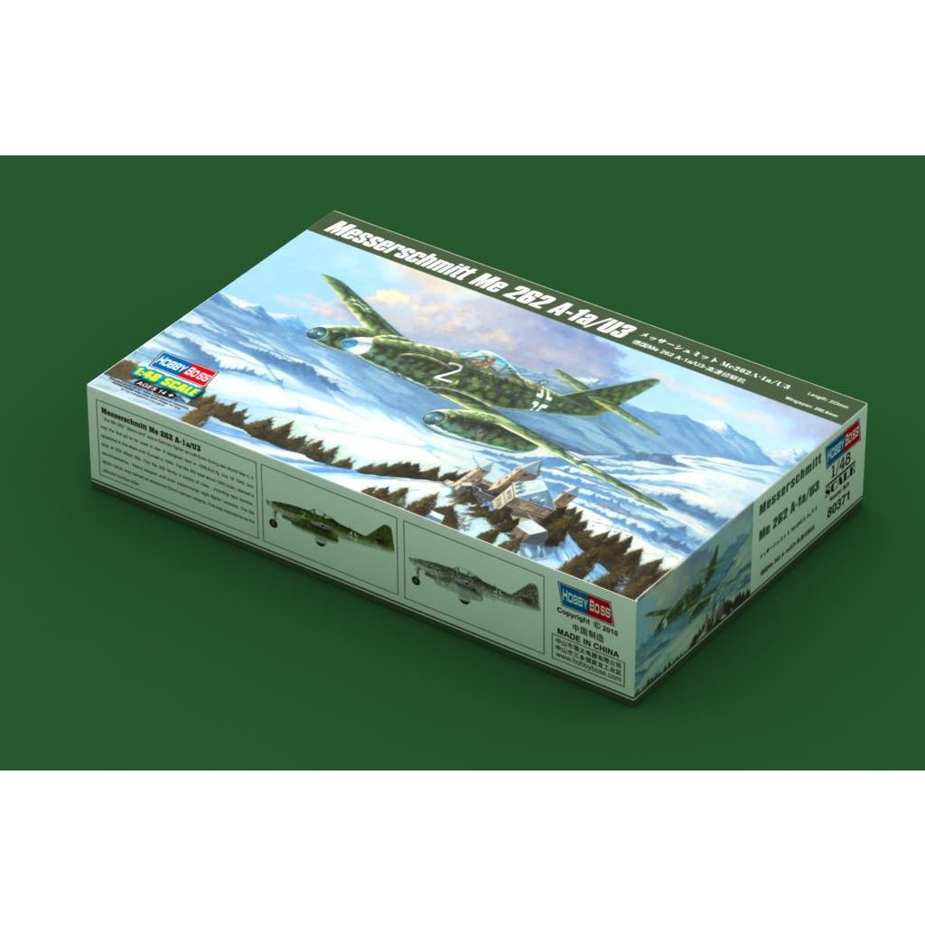 Hobby Boss 1/48 Me 262 A-1a/U3 80371-Hobby Boss-ModelCars.com