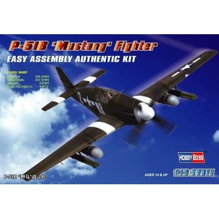 Hobby Boss 1/72 P - 51B Mustang Fighter 80242 - Heartland - ModelCars.com