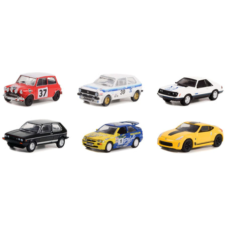 "Hot Hatches" Set of 6 pieces Series 2 1/64 Diecast Model Cars by Greenlight - Greenlight - ModelCars.com