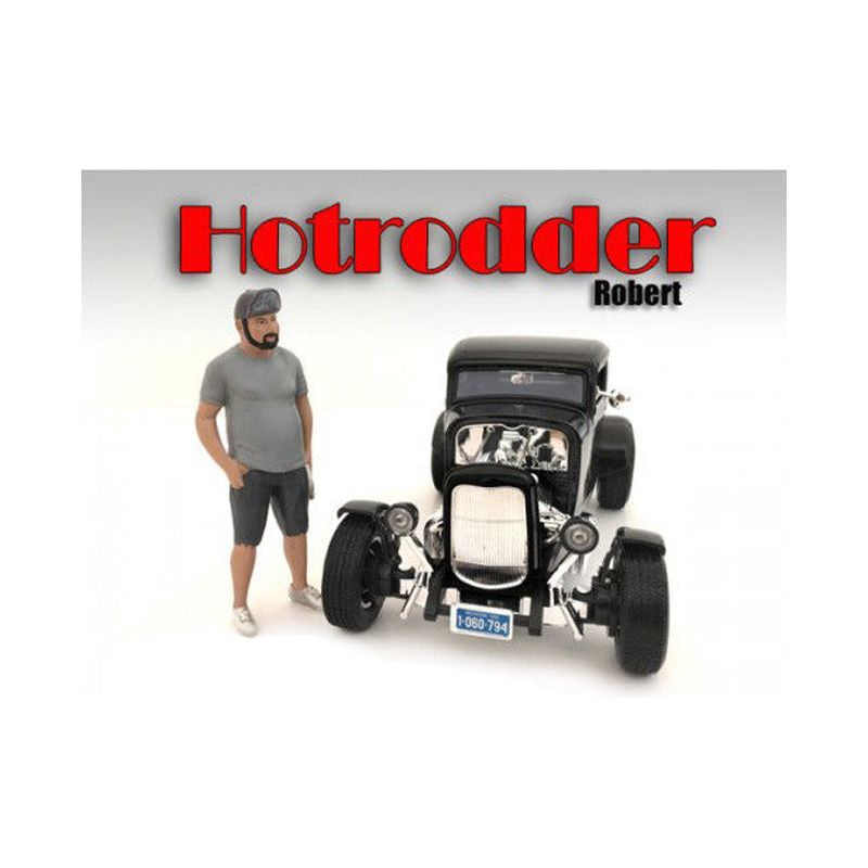 "Hotrodders" Robert Figure For 1:18 Scale Models by American Diorama-American Diorama-ModelCars.com