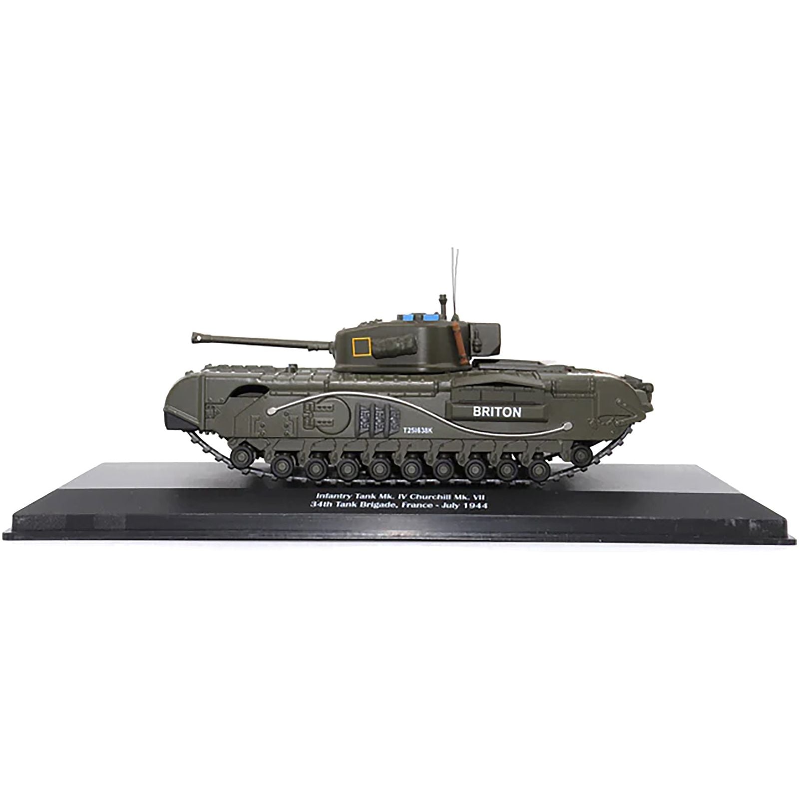 Infantry Tank Mk. IV Churchill Mk. VII "Briton" "UK 34th Tank Brigade France July 1944" 1/43 Diecast Model by AFVs of WWII - AFV's of WWII - ModelCars.com