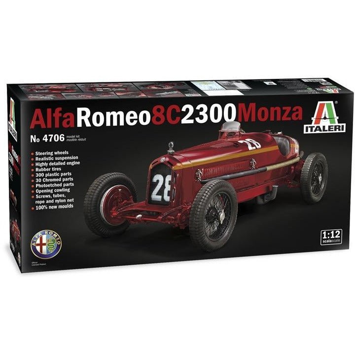 Italeri 1/12 Alfa Romeo 8C 2300 "Monza"-Italeri-ModelCars.com