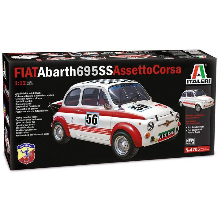 イタレリ1/12 FIAT Abarth 695SS Assetto Corsa Italeri-1-12-FIAT-Abarth-695SS-Assetto-Corsa