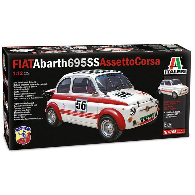Italeri 1/12 Fiat Abarth 695Ss/Assetto Corsa - Italeri - ModelCars.com