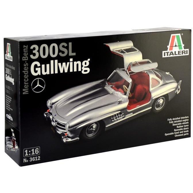 Italeri 1/16 Mercedes-Benz 300 Sl Gullwing-Italeri-ModelCars.com