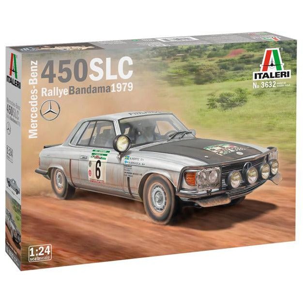 Italeri 1/24 Mercedes - Benz 450SLC Rallye Bandama 1979 - Italeri - ModelCars.com