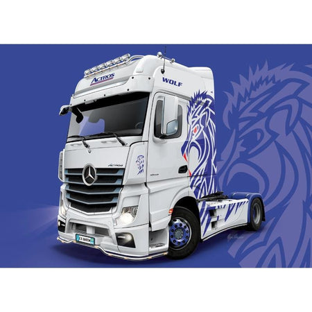 Italeri 1/24 Mercedes-Benz Actros Mp4 Giga Space-Italeri-ModelCars.com